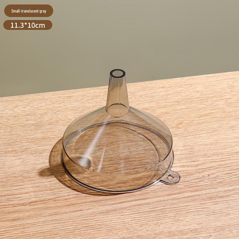 

Набір кухонних лійок з довгим шиєм: Великі та малі калібри для молока, олії та вина Small сірий колір