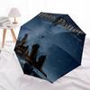 1pc Harry Potter Always Automatic Folding Umbrella - Compact 8-Rib Design, Durable Plastic & Iron1480L