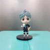 6 Pcs Set Haikyuu Anime Q Version Figure Kei Tsukishima Ushijima Wakatoshi Kozume Kenma  PVC Figure Collectible Model Toys