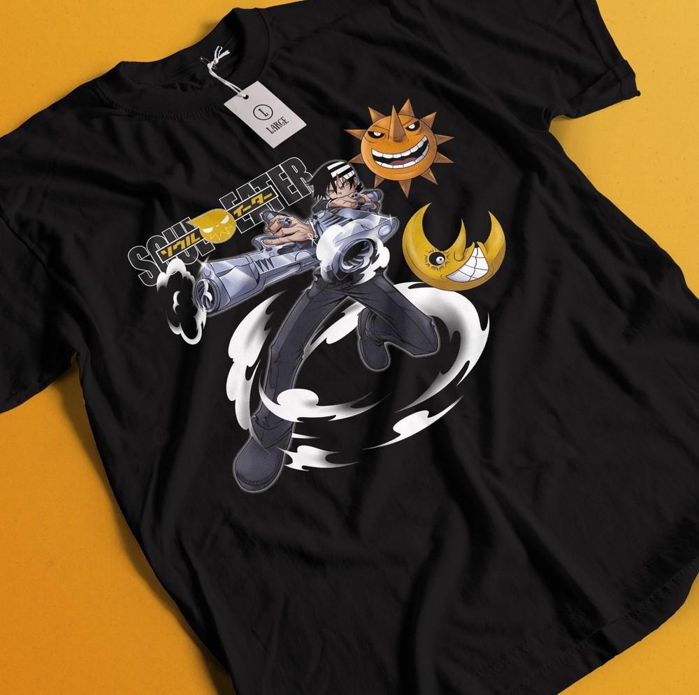 

Футболка Soul Eater Футболка Death the Kid Футболка Maka Albarn Аниме Футболка Эванс Манга M