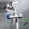 Dual Control Water Distributor Filling Valve Double Control Angle Valve Easy Installation Stainless Steel Construction
