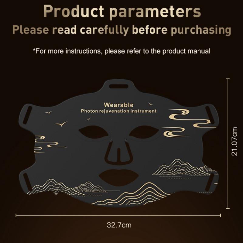 

Силиконовая 4-цветная светодиодная терапия Антивозрастной усовершенствованный фотонный омолаживающий прибор Инфракрасная гибкая мягкая маска Новая маска для светодиодной терапии
