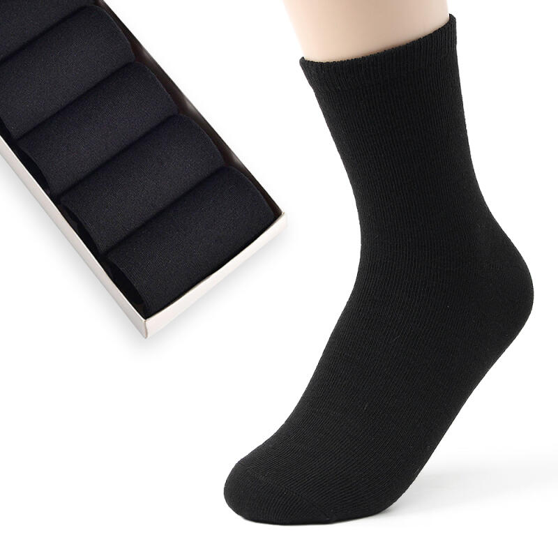 10 Pairs of Basic Women s Mid-Calf Socks (Black)