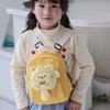 Playful Animal Plush Backpack With Breathable Canvas And Curved Straps For Kindergarten Toddlers