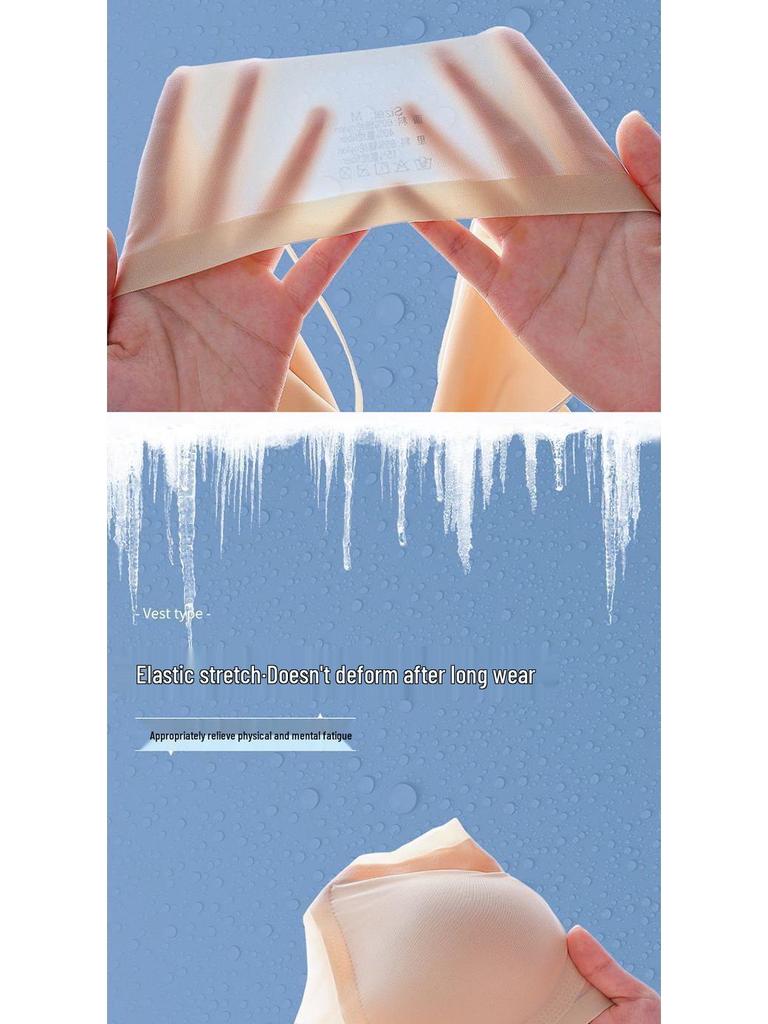 Bezešvá zeštíhlující bandeau podprsenka pro všechny velikosti: Zvětšování malých a zmenšování velkých prsou