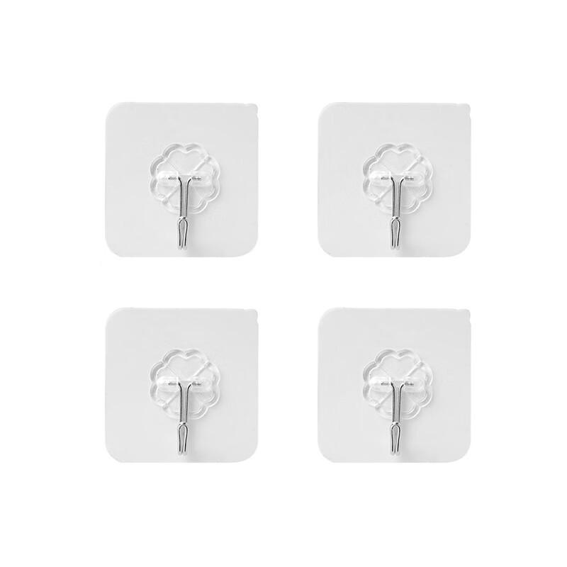 De Ouxingguang Transparent Adhesive Wall Hooks (200-pack)
