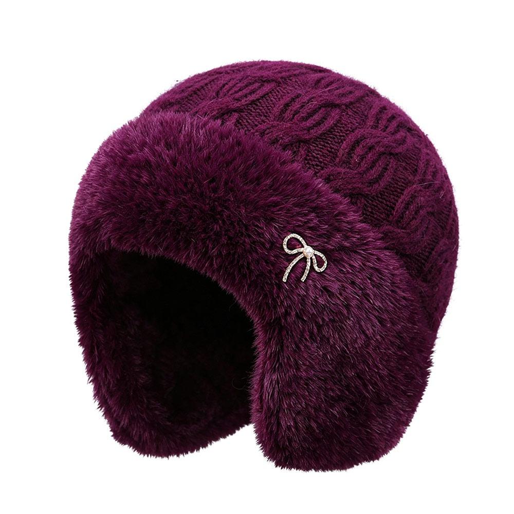 Thickened Winter Hat Warm Beret Hat Fashion Duck Tongue Cap for Women