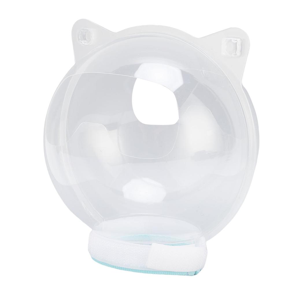 Cat Grooming Muzzle Transparent Breathable Anti Bite Plastic Cute Kitten Helmet Mouth Cover
