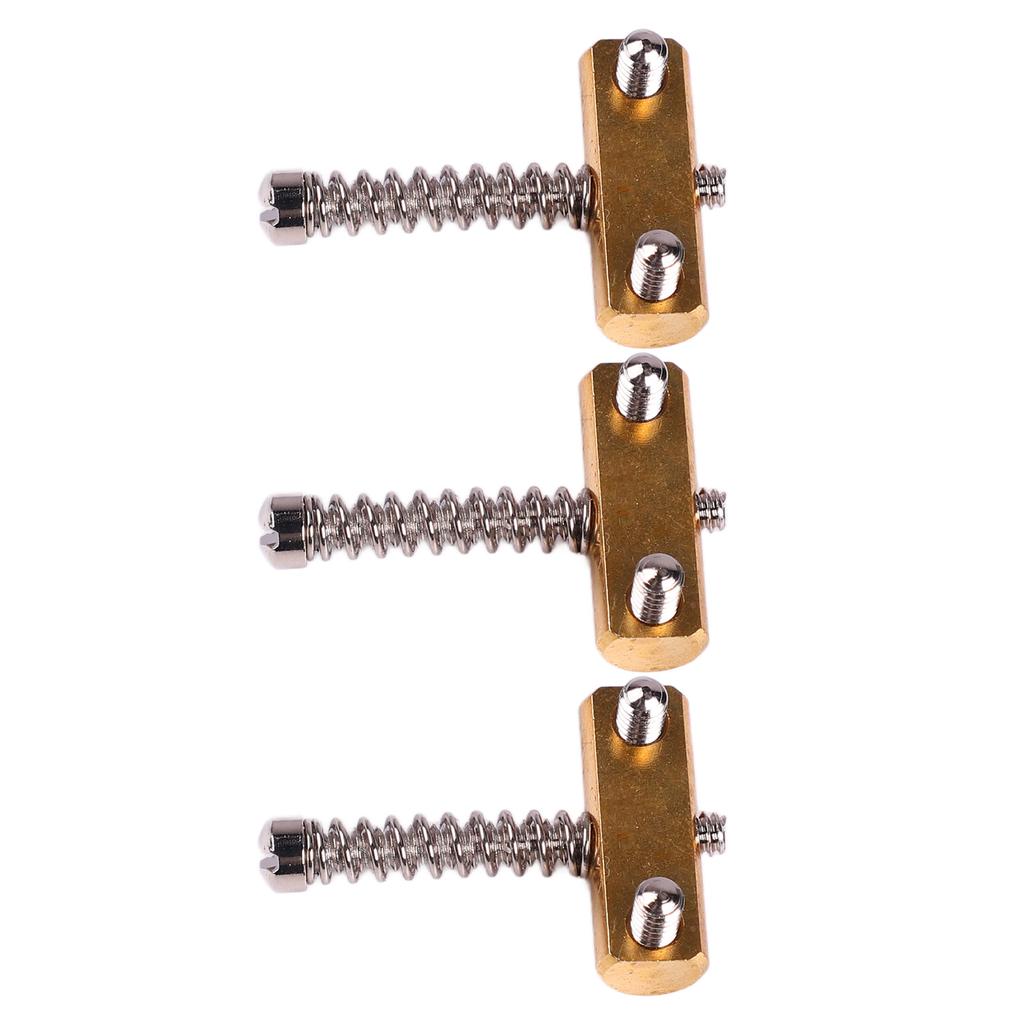 3PCS Saddle Spring Screws String Bridge Code Replacement Electric Guitar Accessories Slot Type