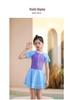 Girls' Sporty One-Piece Skirt Swimsuit: Quick-Drying, Breathable, Sunscreen