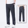 Business casual pants men's summer new Tencel Lyocell loose straight anti-wrinkle casual thin trousers men