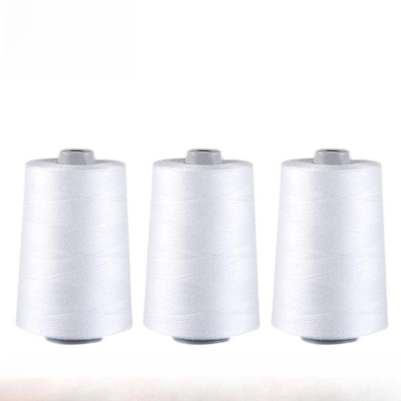 DIY203/202 Black and White Core-wrapped Thread, Black Polyester Filament Thread, Cotton-wrapped Polyester Core-wrapped Thread, Core-wrapped White
