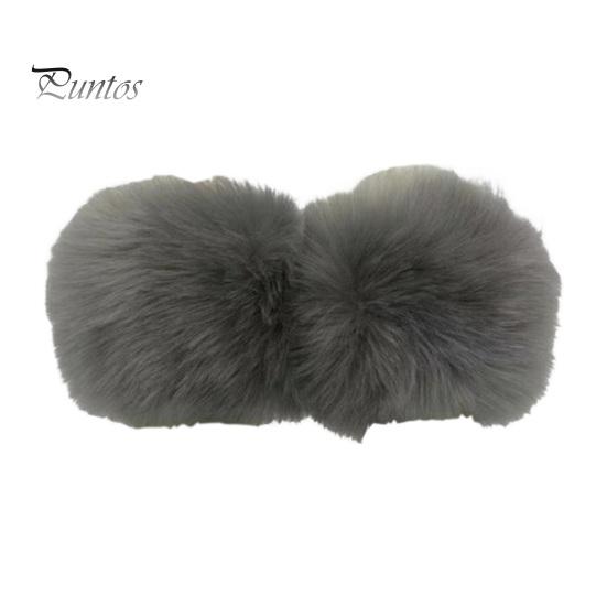 

1 пара модных женских нарукавников универсального размера, теплые, универсальные, стильные, искусственный мех, зимние нарукавники серый