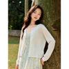 Inman 2025 Summer Women's Sheer Knit Long-Sleeve Cardigan