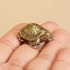 1Pc Antike Massivmessing Schildkröte Ornamente Langlebigkeit Tier Skulptur Home-Office Schreibtisch Dekorative Simulation Ornament