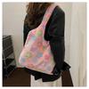 Soft Plush Large Capacity Shoulder Tote Bag for Women Fashion Minimalist Daily Handbag CLE