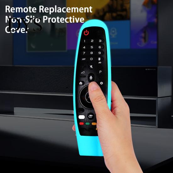 Remote Control Cover Case Wear-resistant Anti-slip Texture Silica Gel Silicone Stain-resistant Protective for LG AM-MR650A