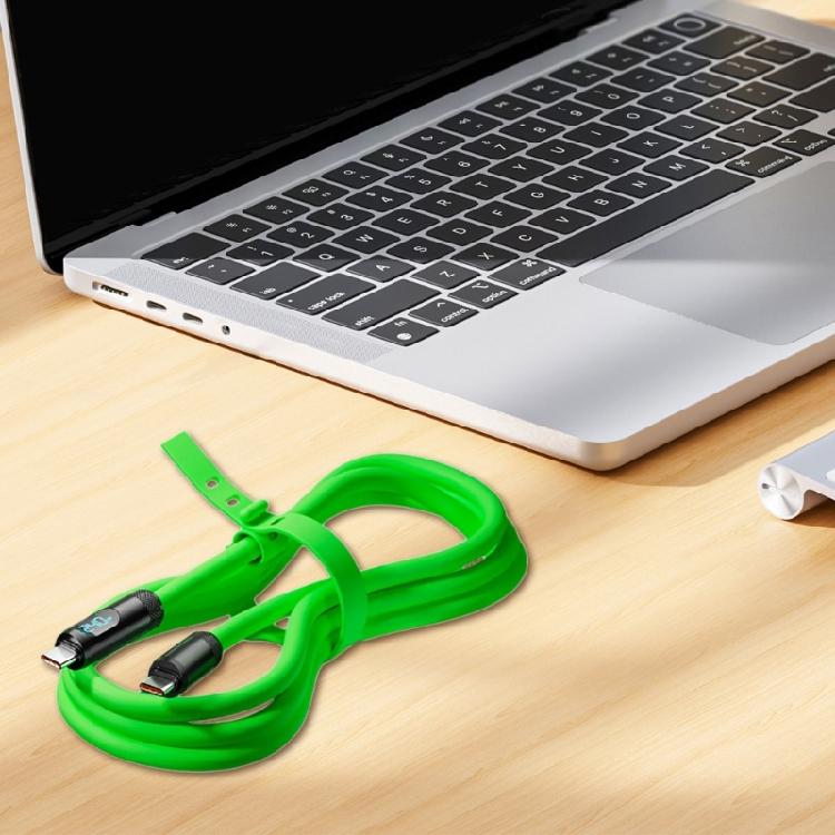 240W Silicone USB C Charging Cord With Digital Display Type C Cord For Rapid Charging And Seamlessly Data Sync