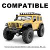 Counterweight Diff Cover Upgrade Accessories Fit for   SCX24 90081 1Celsius24 RC Model Car