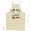 Kitchen Apron - Personalized Planetee (JEANNE) - Breton Impression - Durable Cotton - Washable 40°C