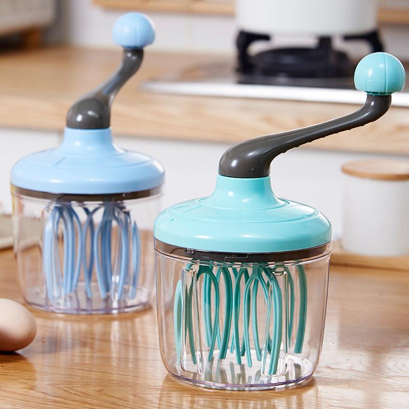 Manual Whisk Household Cake Baking Tools Egg Stirrer Semi-automatic Small Egg White Cream Whisk