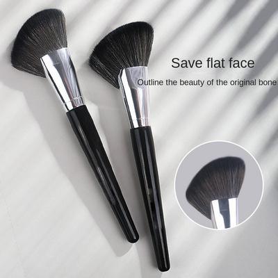Sickle Grooming BrushLarge Angled Shadow BrushFace Side Face Contour Side Shadow Makeup BrushPortable Pack