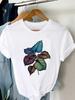 Graphic Tee Fashion Female Print T Top Women Plant Love Trend Cute Cartoon Shirt Clothing Short Sleeve T-shirts