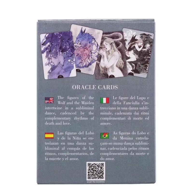 Loputyn Oracle Cards A 36Pcs Deck English Visions Divination Party Table Game Card