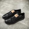Nieuwe Heren Sneakers met Zachte Zool Casual Leren Buitenschoenen Antislip Heren Gevulkaniseerde Schoenen Handgemaakte Vrije Tijd Wandelschoenen Sneakers