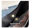 Women's 2025 Retro Leopard Print Hobo Bag – Fashionable Bow Shoulder Bag, Large Capacity, Casual Style.