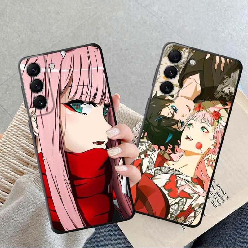 Hülle für Samsung Galaxy S22 Plus S21 S10e S23 Ultra 5g S20 Fe S10 S9 S8 Süße Anime Zero Two Darling In The Franxx Cover