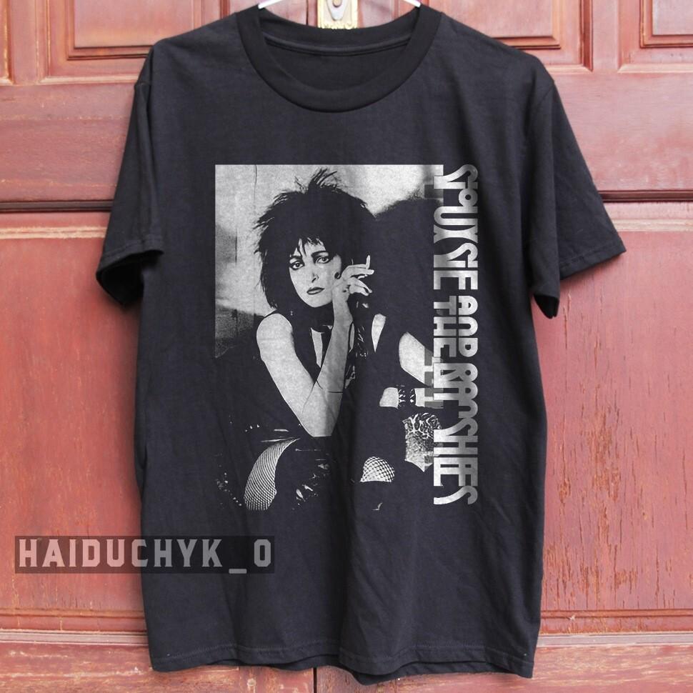 Siouxsie And The Banshees Cotton Unisex Black T-shirt Size S-5XL Unisex T-Shirt