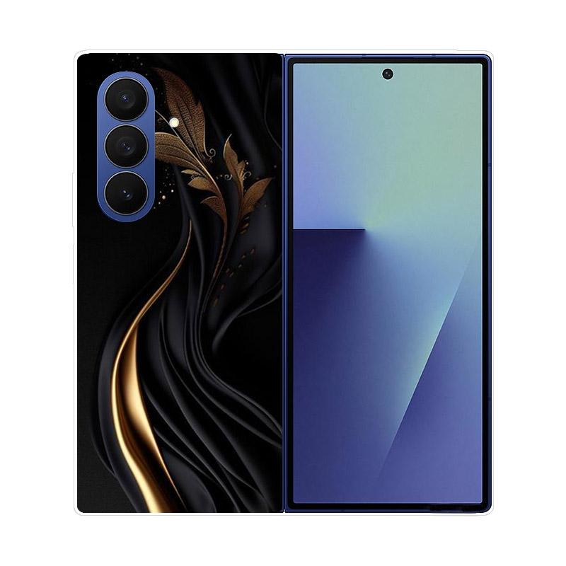 For Samsung Galaxy Z Fold 7 6 5 4 3 2 Case Transparent Protective Back Cover Hard PC Shell For Samsung Z Fold7 Fold6 Fold5 Etui
