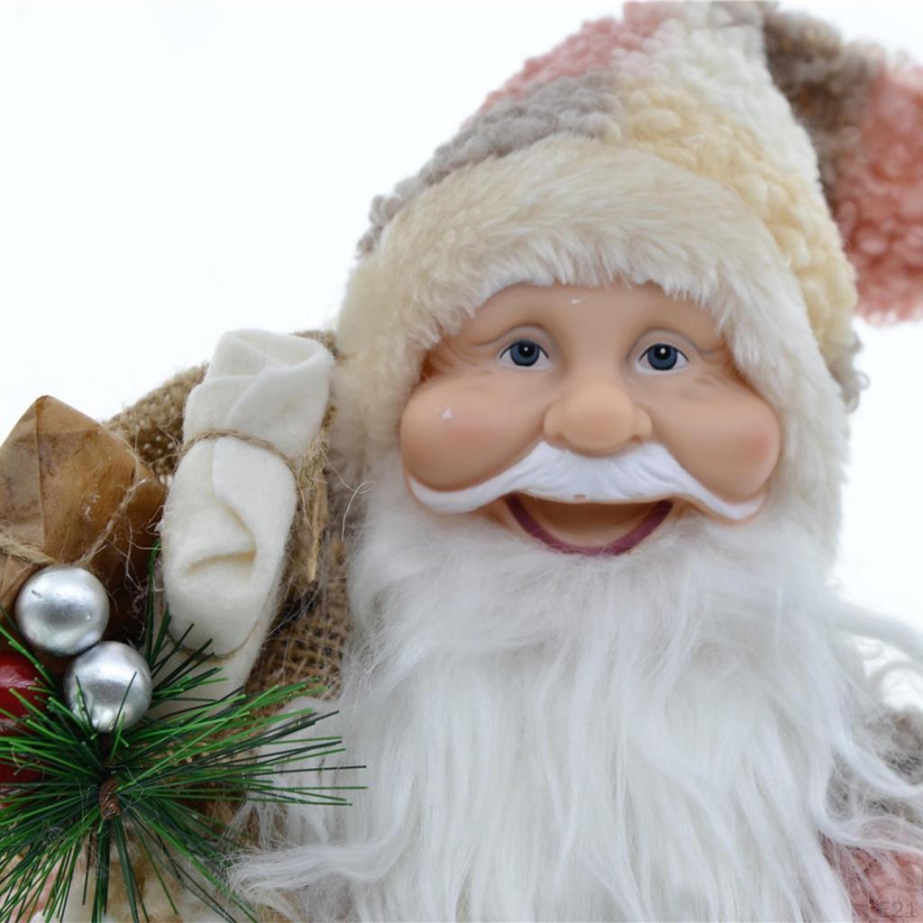 Santa Claus Figurines, Standing Figurines Decorations Gift for Indoor Home Office