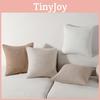 Soft 45cm Plush Chenille Square Pillowcase Solid Colors Household Cover Backrest