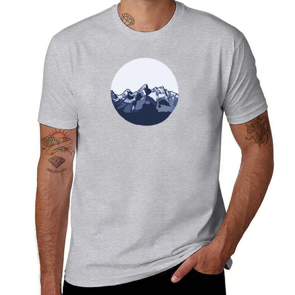 Grand Teton National Park Circle Tshirt quick drying boys whites t shirts for men pack