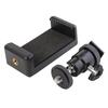 Universal Moblie Phone Clip Bracket Holder Mount 1/4 Screw Hot Shoe Pan Tilt Ball Head DSLR Camera Bracket for iPhone Samsung