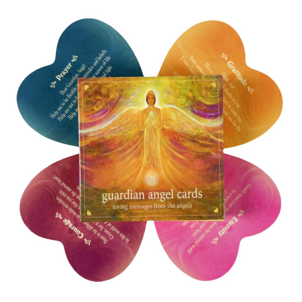 Guardian Angel Cards Loving Oracle Messages From The Angels A 46 Tarot English Divination Edition Deck Borad Games