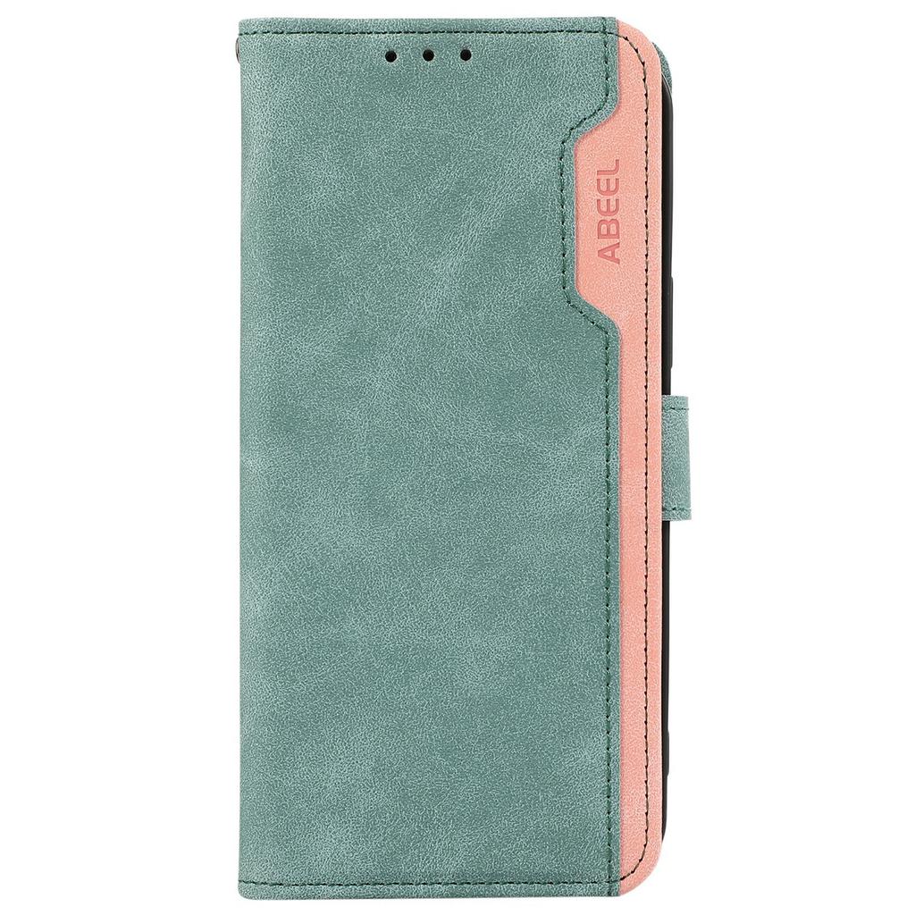 ABEEL For Samsung Galaxy XCover7 Pro Case Color Splicing Leather Flip Phone Cover RFID Blocking