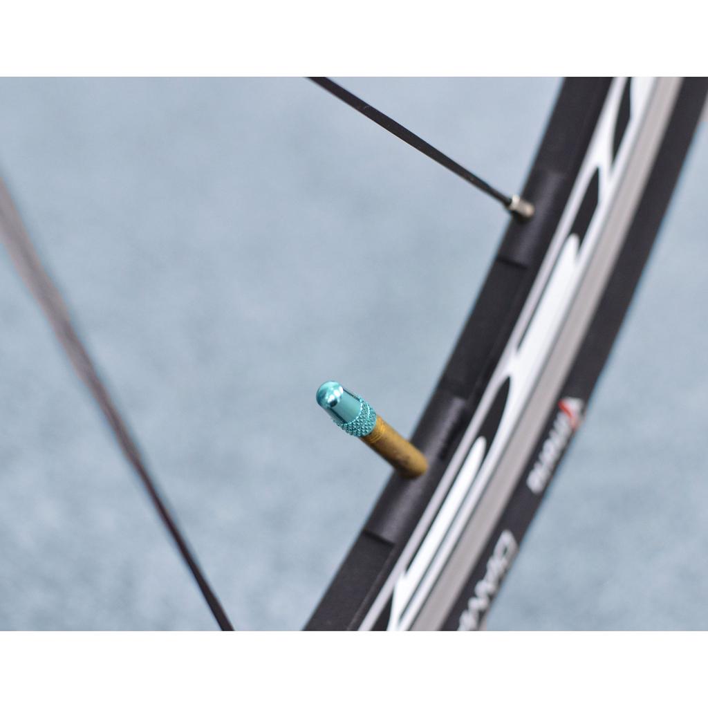 Bianchi Valve Cap Alloy Celeste JPPVCUEC Celeste