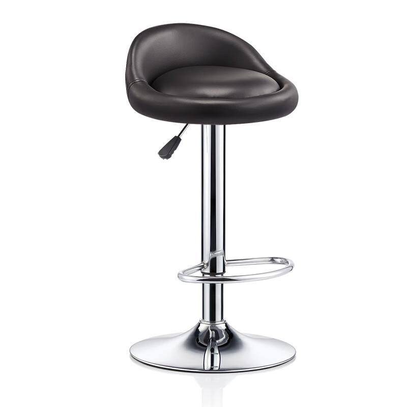 Adjustable Swivel Bar Stool with Backrest
