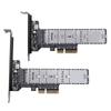 PCIe 5.0 To M.2 NVMe Adapter Card for 2230/42/60/80/110 SSD M. 2 NVME SSD To PCIe X4 Adapter Expansion Card (Not for SATA NGFF)