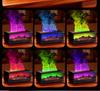 3D Fireplace Aroma Diffuser with Remote Control: Dynamic Flame Humidifier & Seven-Color Ambient Light for Home/Desktop