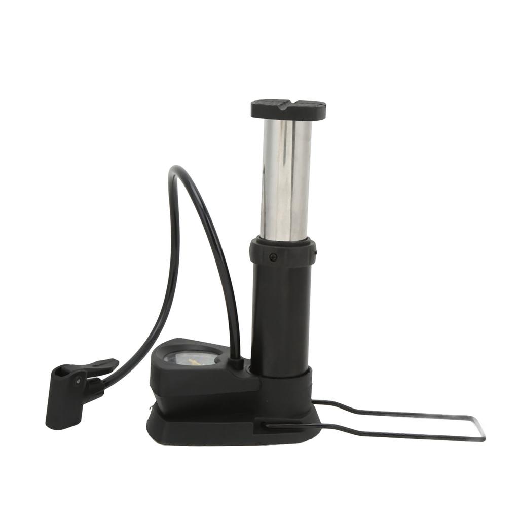 Foot Pump Aluminum Alloy High Pressure Portable Mini Pedal Pump for Bicycle Basketball Inflatable