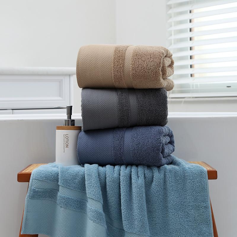 Platinum section hotel cotton bath towel plain color broken gear thickened adult tube top bath towel beach towel long-staple cotton