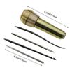 1 Set Handmade Cone Needle Canvas Leather Tent Shoes Sewing Awl Taper Repairing Tool Sets Hand Stitching Leathercraft Needle Kit