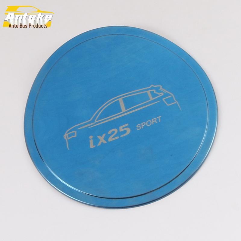 Fuel Tank Cap Decorative Sticker & Anti-Scratch Bump for IX25 - Fits 19 Models