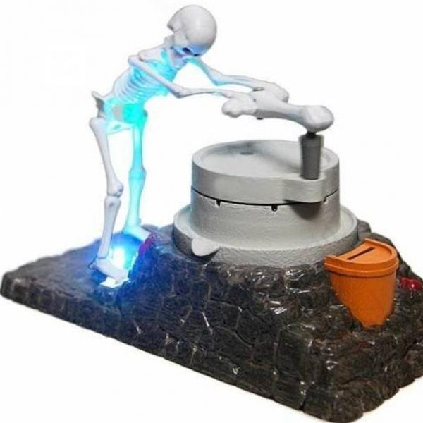 Automatic Skeleton Guardian Coin Thief Piggy Bank