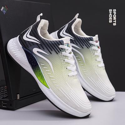 Sports Shoes for Men Summer Breathable Comfortable Mesh Casual Single Shoes Lace-up Light Travel Shoes for Men