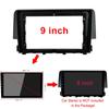 Fits 9 Inch Car Fascia For Honda CIVIC 2016-2020 2Din Player Fascia Audio Fitting Adaptor Facia Panel Car Radio DVD Frame Kits